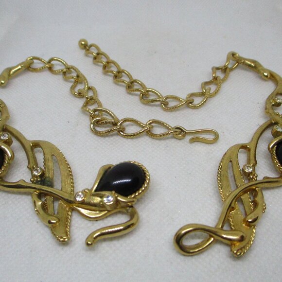 JOSE MARIA BARRERA Granada Necklace For Avon Branches Design Gold Tone Metal - Picture 14 of 15